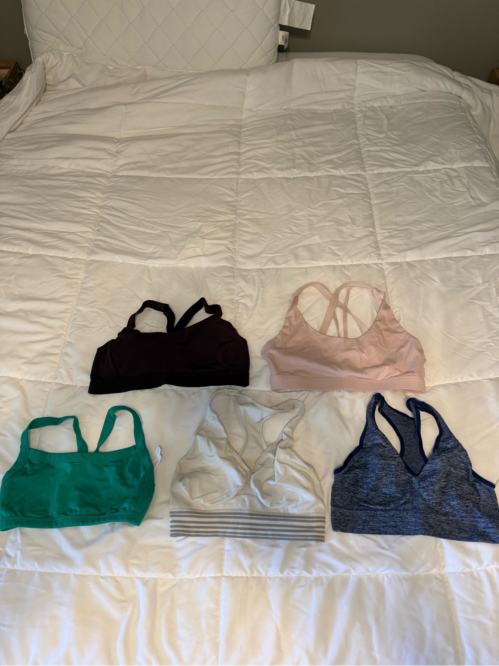 5 pack of sports/lounge bras